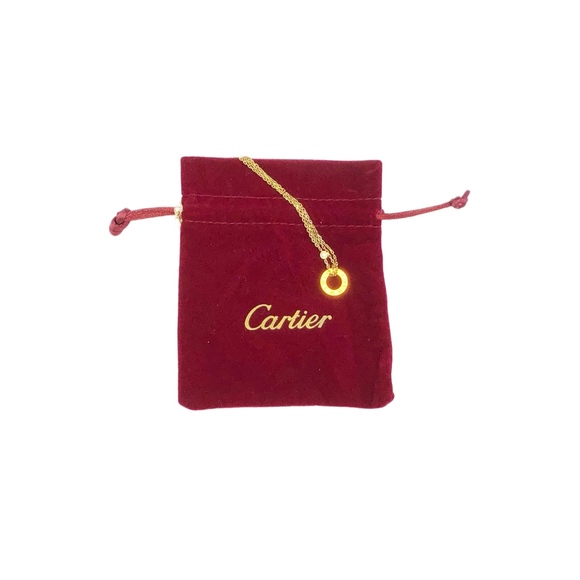 cartier velvet pouch